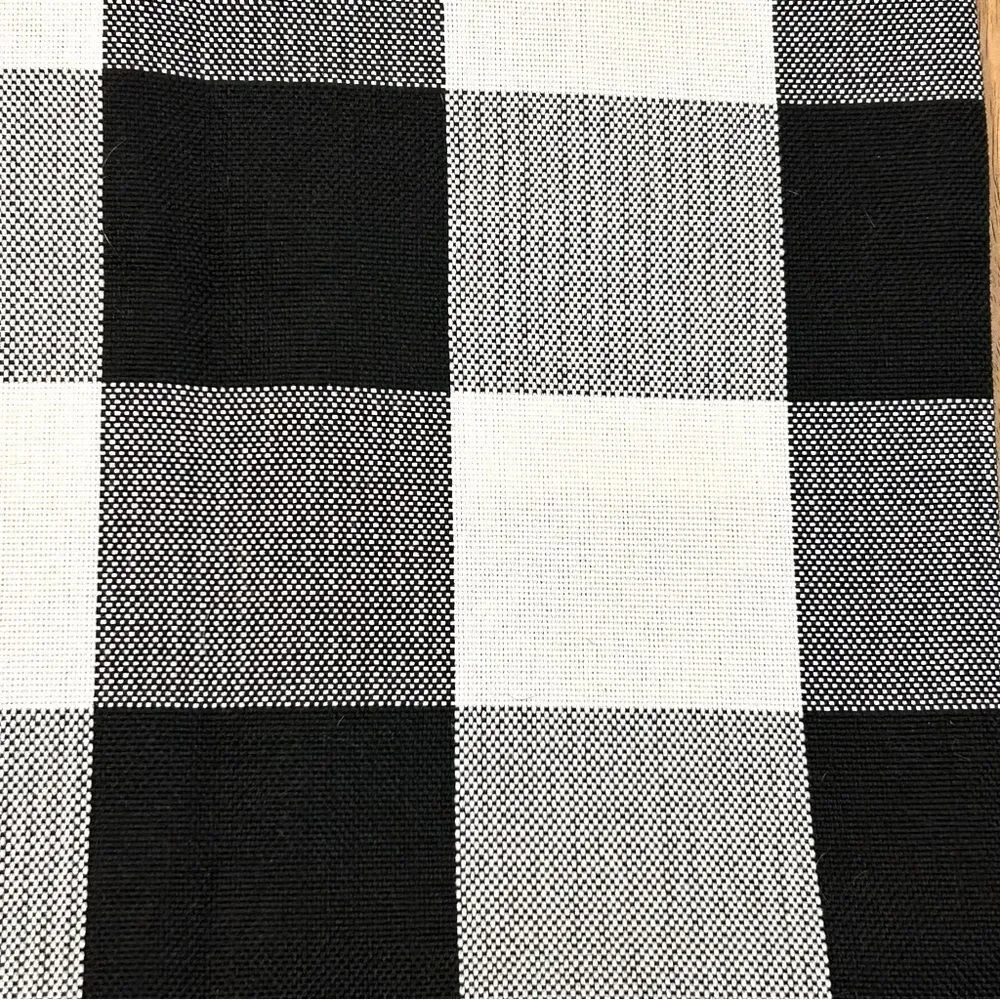 Black & White Buffalo Check Pillow Covers (3)